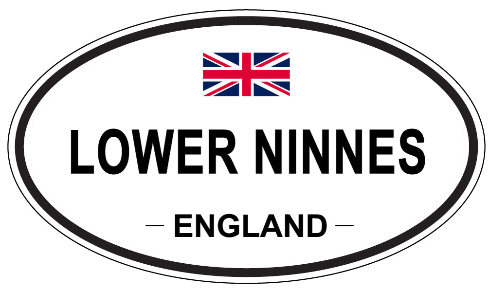 LOWER NINNES, England - Oval Magnet