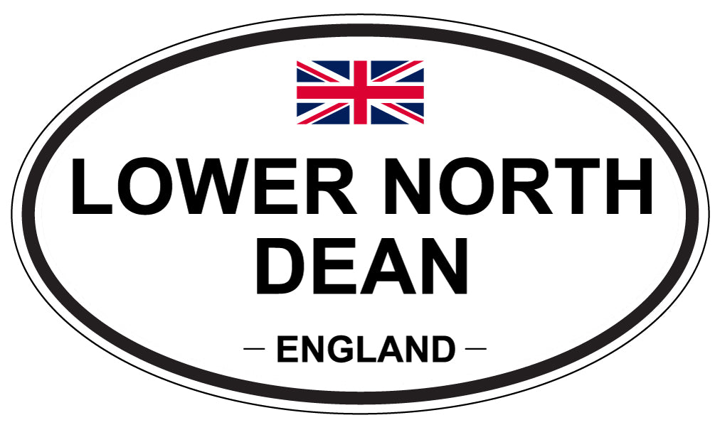 LOWER NORTH DEAN, England - Oval Magnet