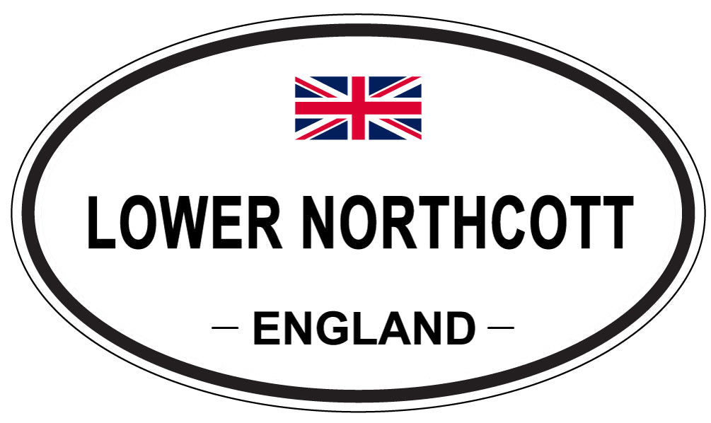 LOWER NORTHCOTT, England - Oval Magnet