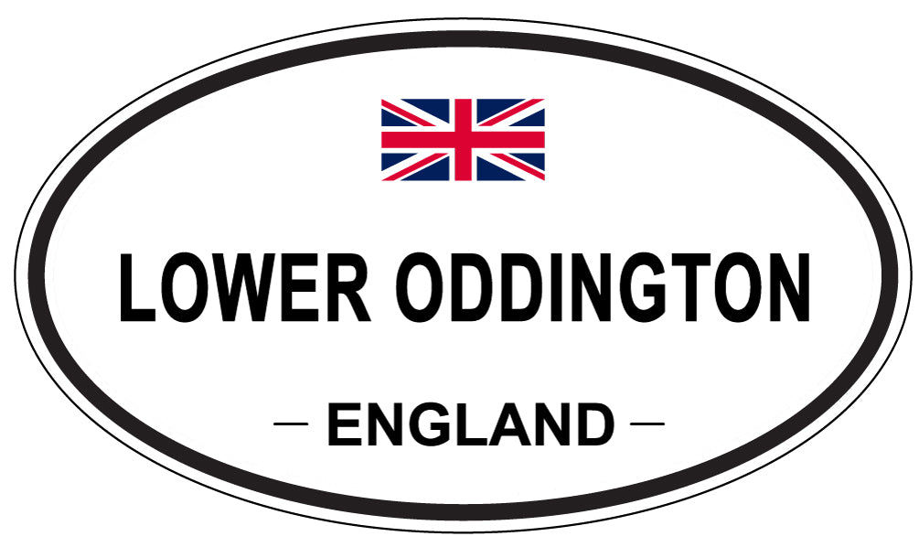 LOWER ODDINGTON, England - Oval Magnet