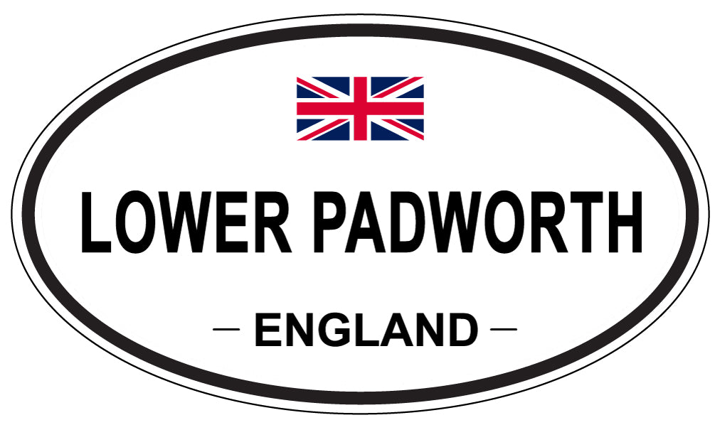 LOWER PADWORTH, ENGLAND - Oval Sticker