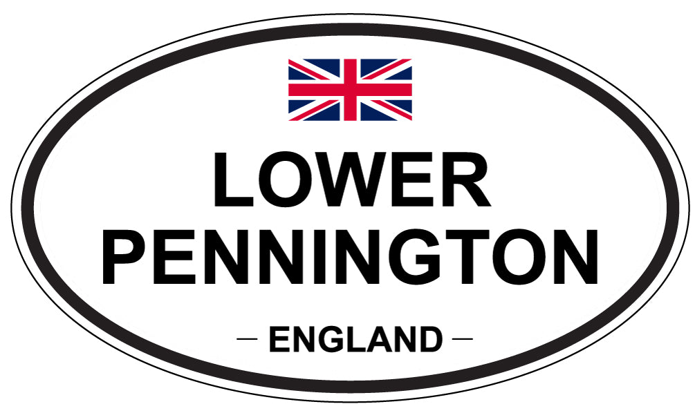 LOWER PENNINGTON, England - Oval Magnet