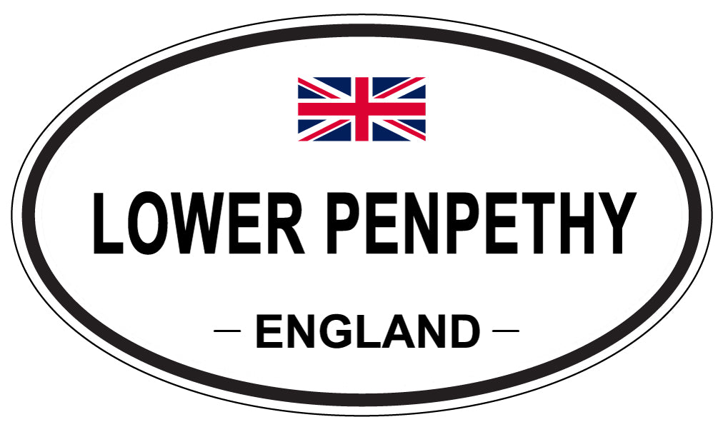 LOWER PENPETHY, England - Oval Magnet