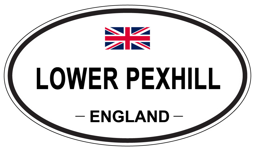 LOWER PEXHILL, ENGLAND - Oval Sticker