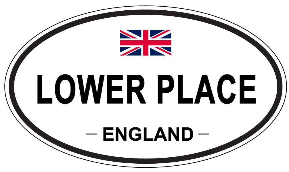 LOWER PLACE, England - Oval Magnet