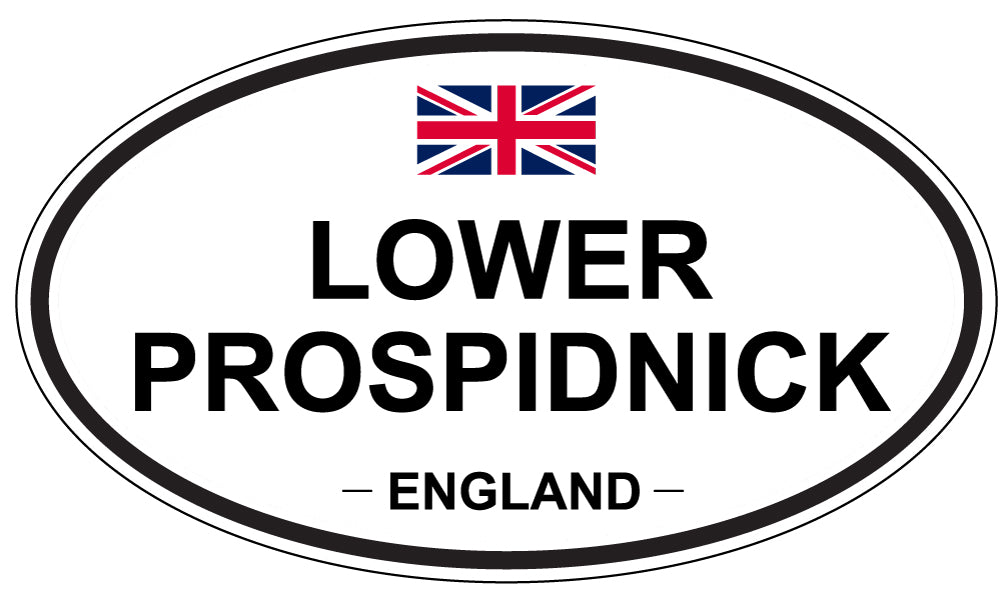 LOWER PROSPIDNICK, England - Oval Magnet