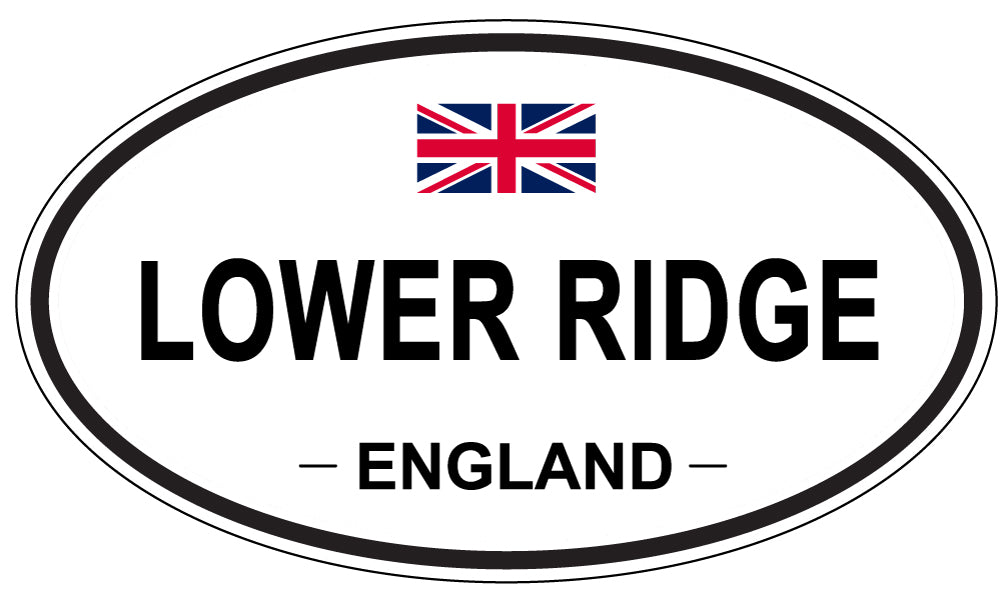 LOWER RIDGE, England - Oval Magnet