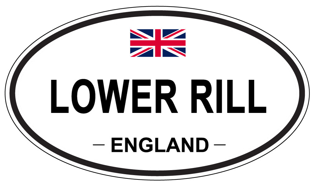 LOWER RILL, England - Oval Magnet