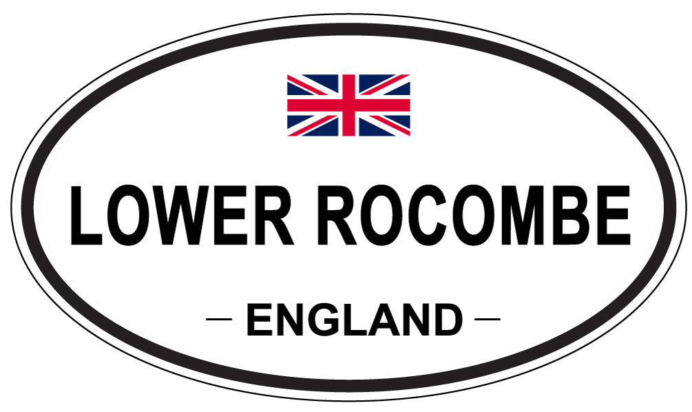LOWER ROCOMBE, England - Oval Magnet