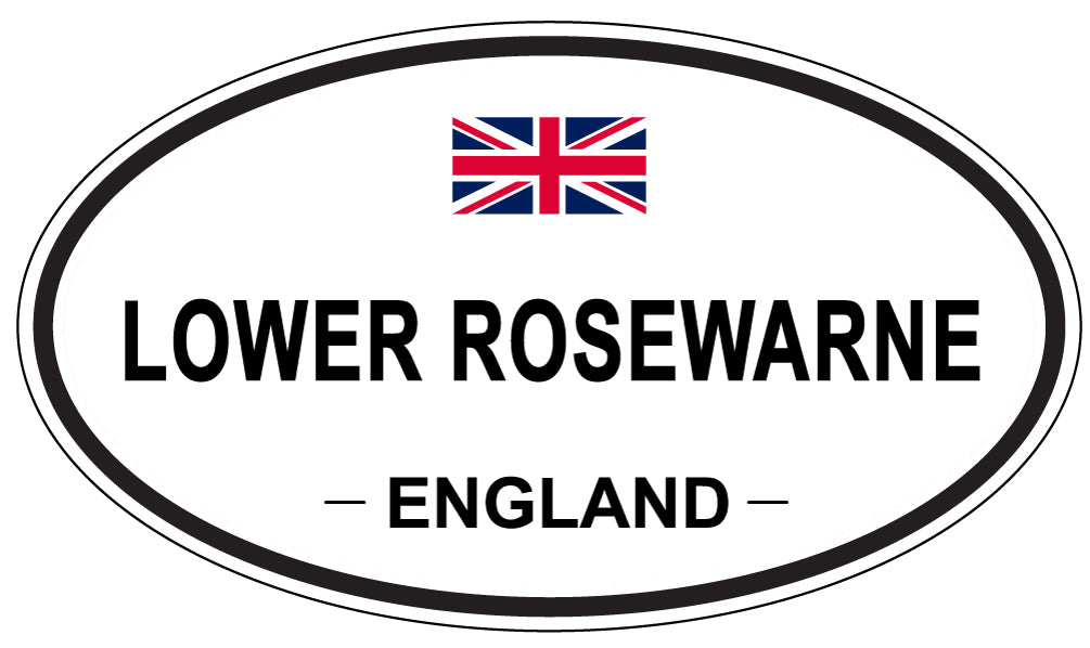 LOWER ROSEWARNE, England - Oval Magnet