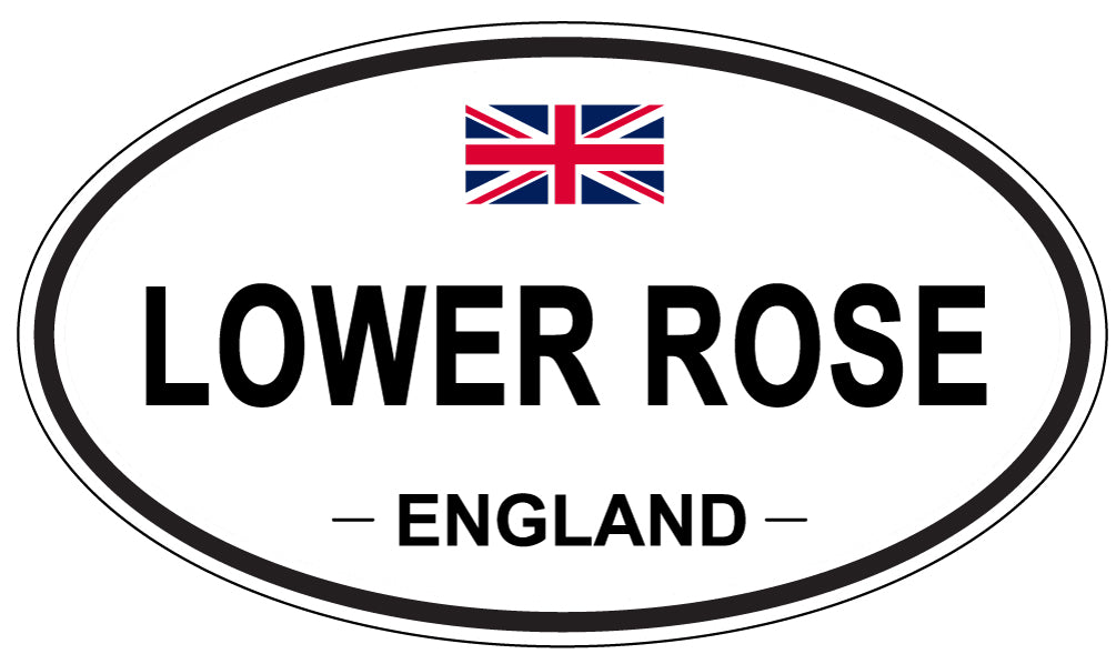 LOWER ROSE, England - Oval Magnet