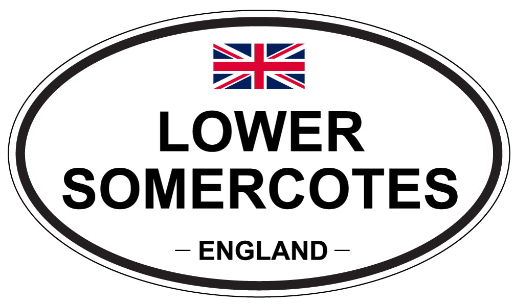 LOWER SOMERCOTES, England - Oval Magnet