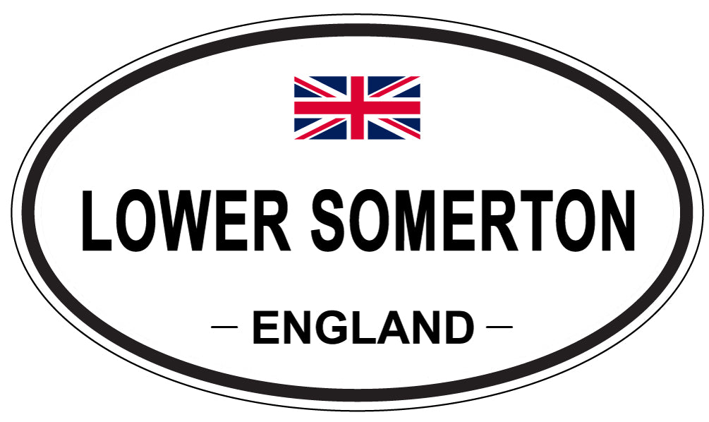 LOWER SOMERTON, England - Oval Magnet