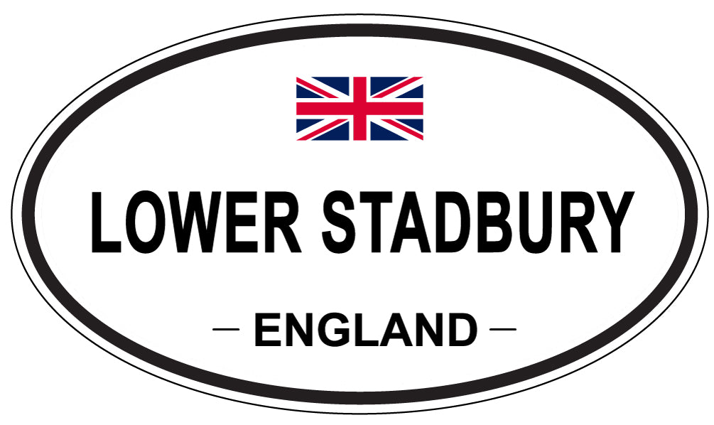 LOWER STADBURY, ENGLAND - Oval Sticker