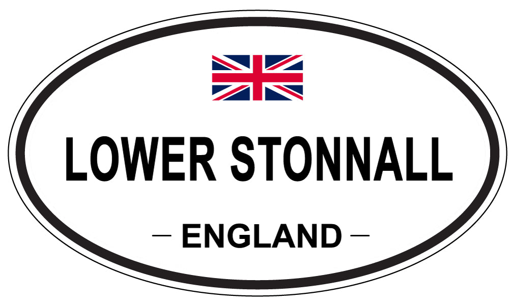 LOWER STONNALL, ENGLAND - Oval Sticker