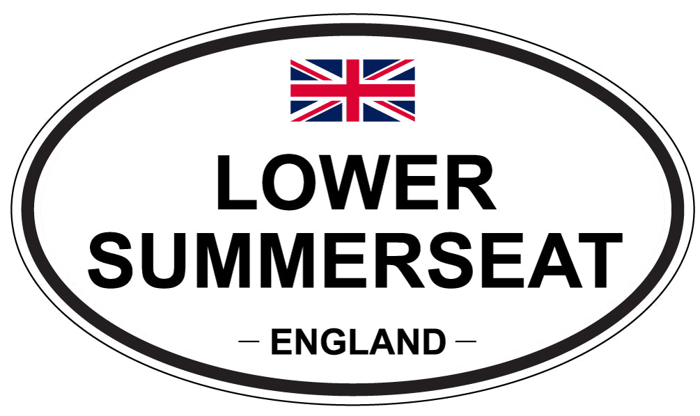 LOWER SUMMERSEAT, England - Oval Magnet