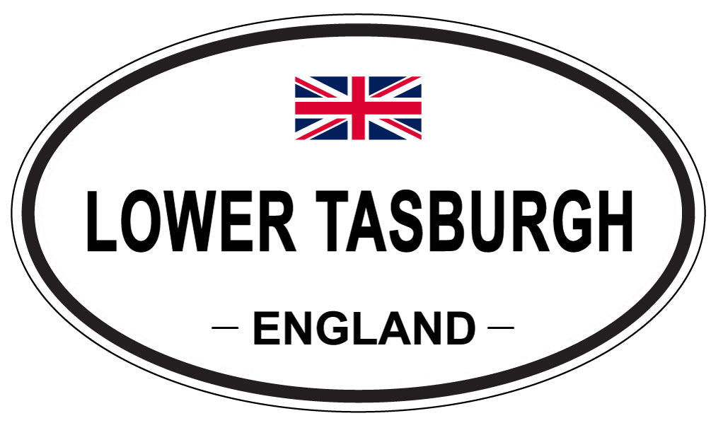 LOWER TASBURGH, ENGLAND - Oval Sticker