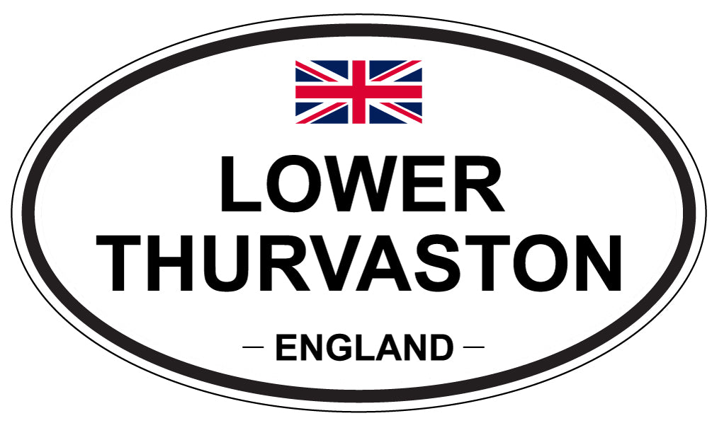 LOWER THURVASTON, England - Oval Magnet