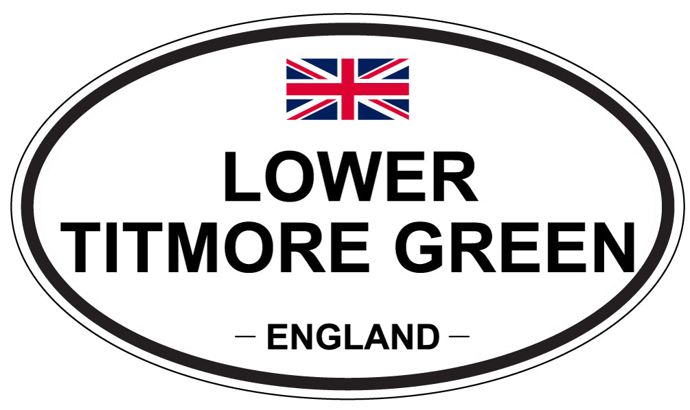 LOWER TITMORE GREEN, England - Oval Magnet