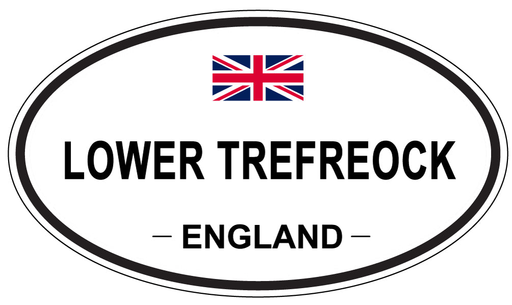 LOWER TREFREOCK, England - Oval Magnet