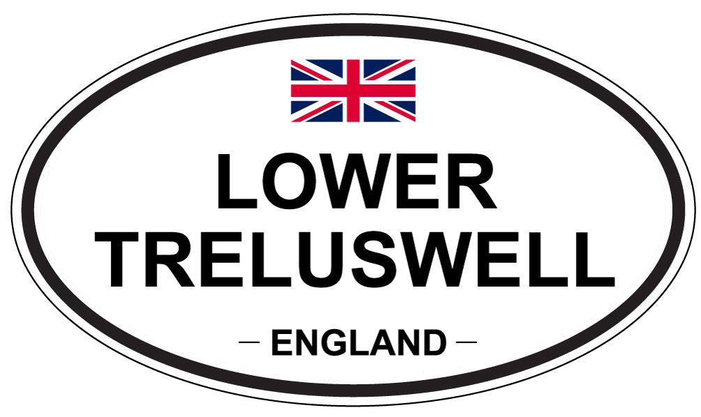 LOWER TRELUSWELL, England - Oval Magnet