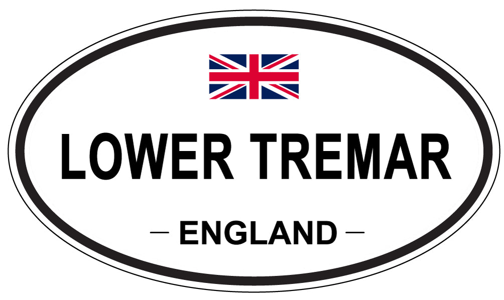 LOWER TREMAR, England - Oval Magnet