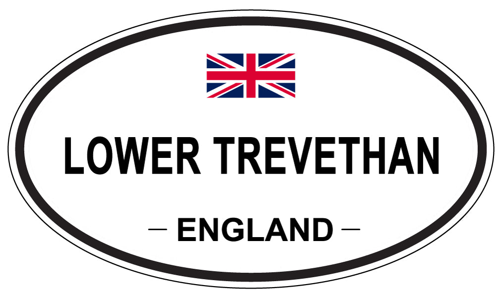 LOWER TREVETHAN, England - Oval Magnet