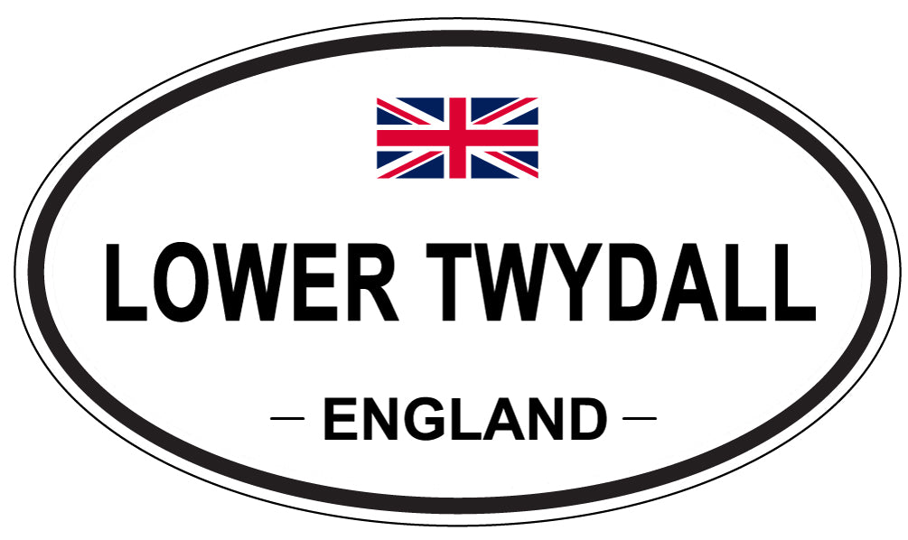 LOWER TWYDALL, England - Oval Magnet
