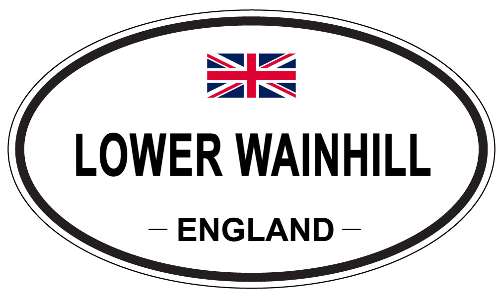 LOWER WAINHILL, England - Oval Magnet