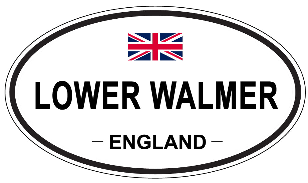 LOWER WALMER, England - Oval Magnet