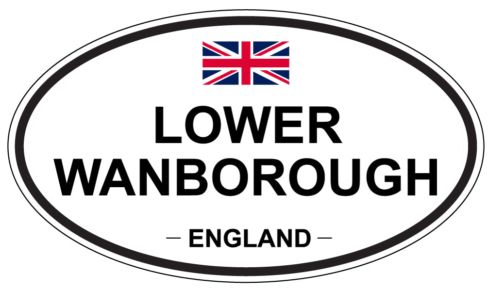 LOWER WANBOROUGH, ENGLAND - Oval Sticker