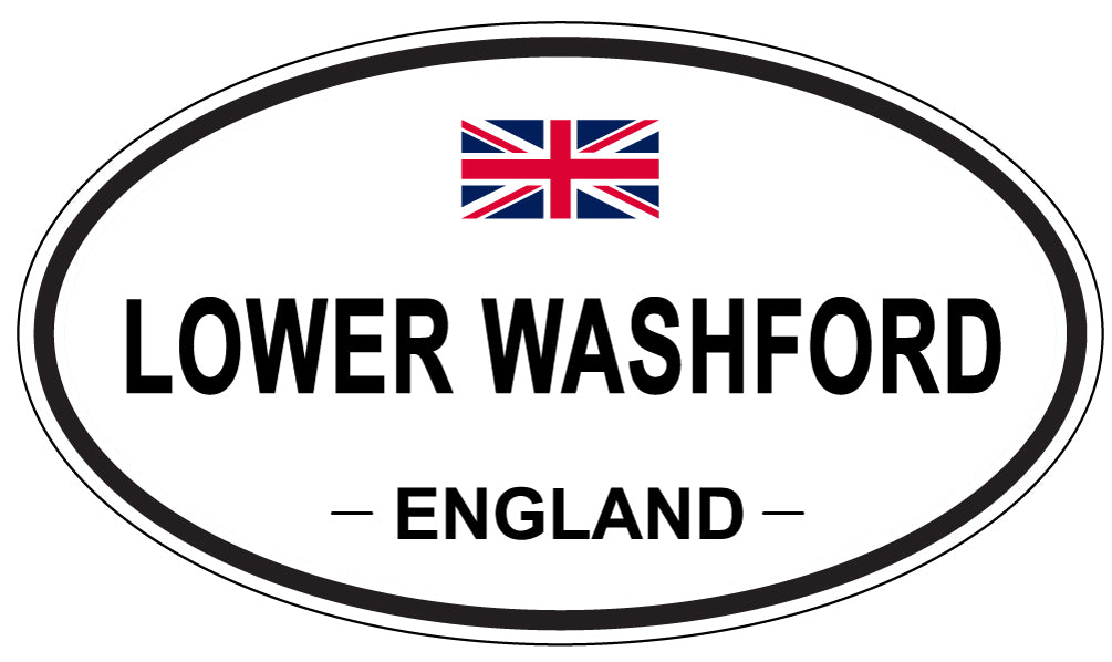 LOWER WASHFORD, England - Oval Magnet