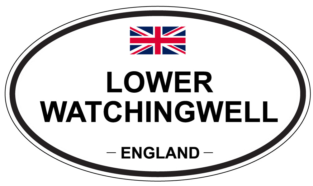 LOWER WATCHINGWELL, England - Oval Magnet