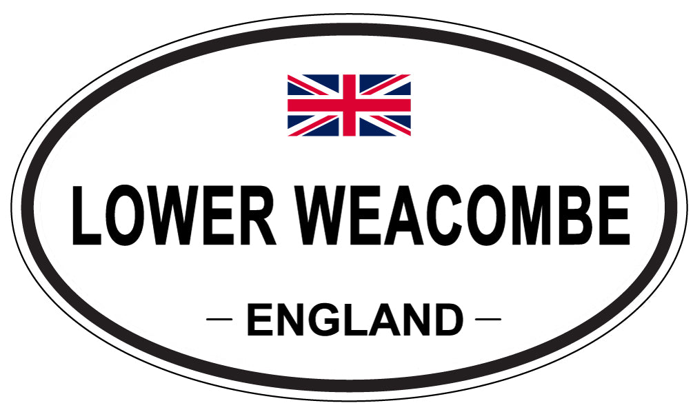 LOWER WEACOMBE, England - Oval Magnet