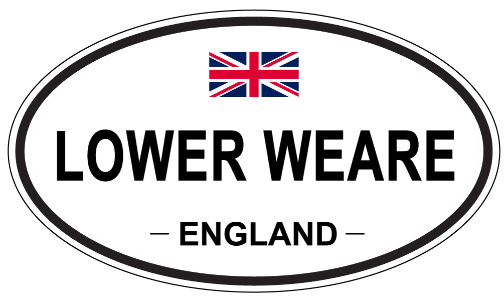 LOWER WEARE, England - Oval Magnet