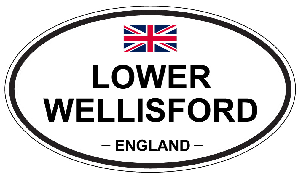 LOWER WELLISFORD, England - Oval Magnet
