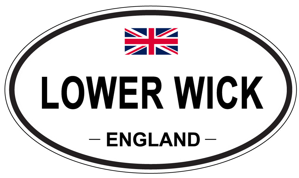 LOWER WICK, England - Oval Magnet