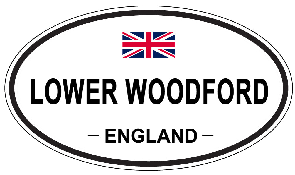LOWER WOODFORD, England - Oval Magnet