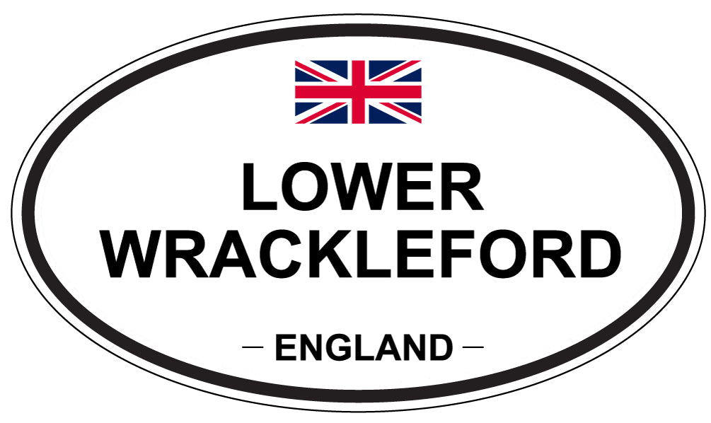 LOWER WRACKLEFORD, England - Oval Magnet