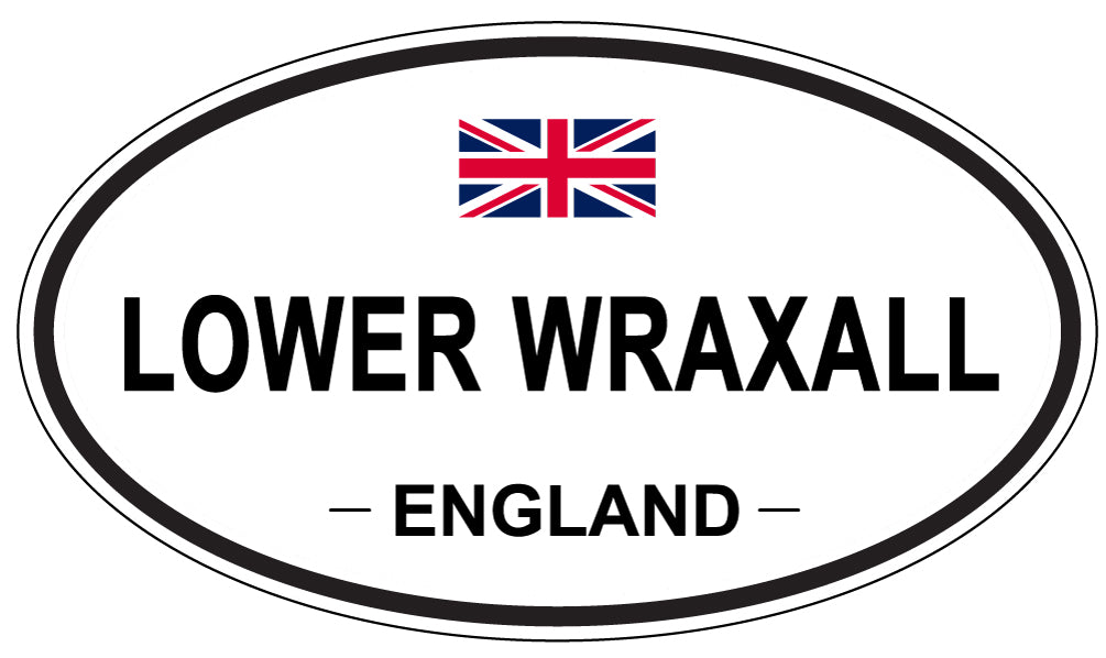 LOWER WRAXALL, ENGLAND - Oval Sticker
