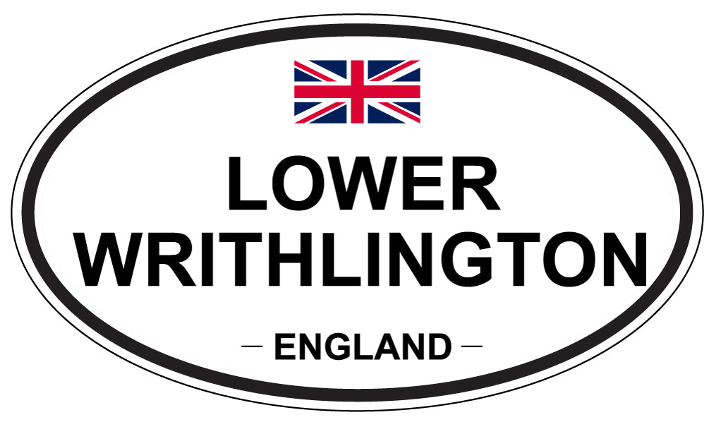 LOWER WRITHLINGTON, ENGLAND - Oval Sticker