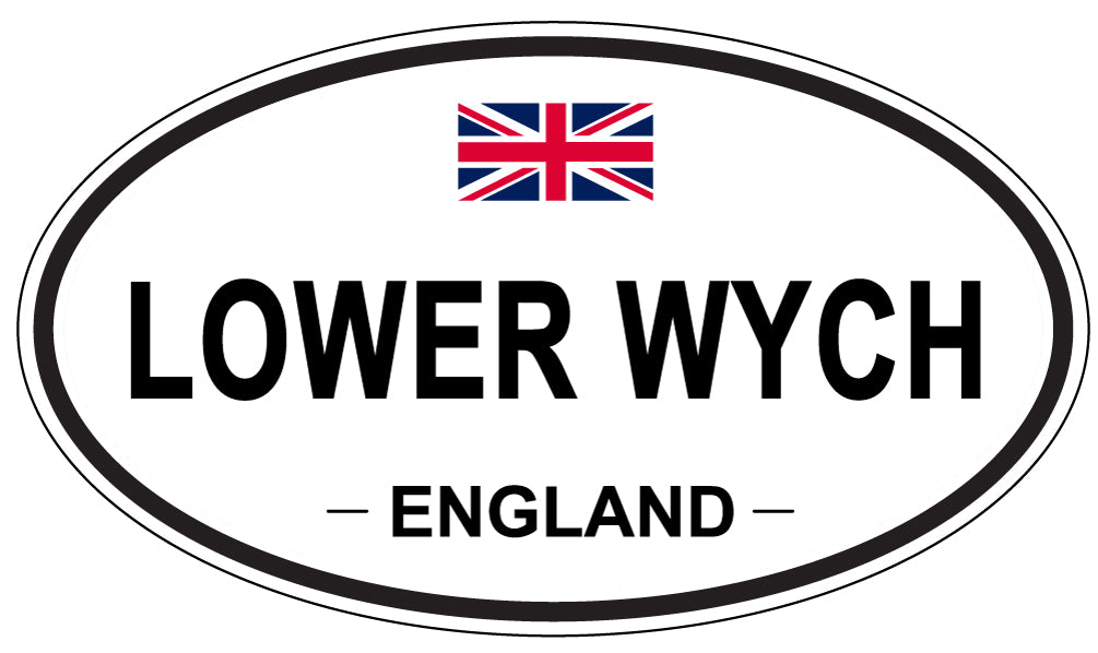 LOWER WYCH, England - Oval Magnet