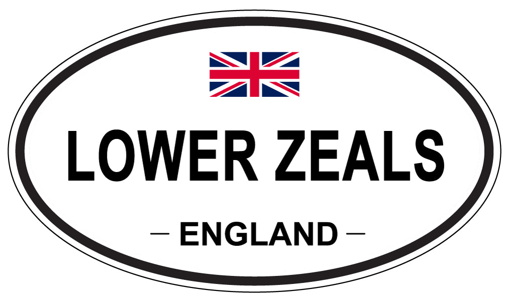 LOWER ZEALS, England - Oval Magnet