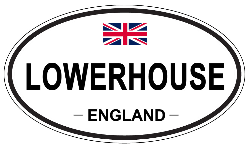 LOWERHOUSE, England - Oval Magnet