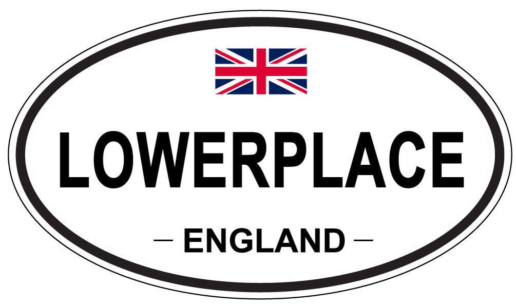LOWERPLACE, England - Oval Magnet