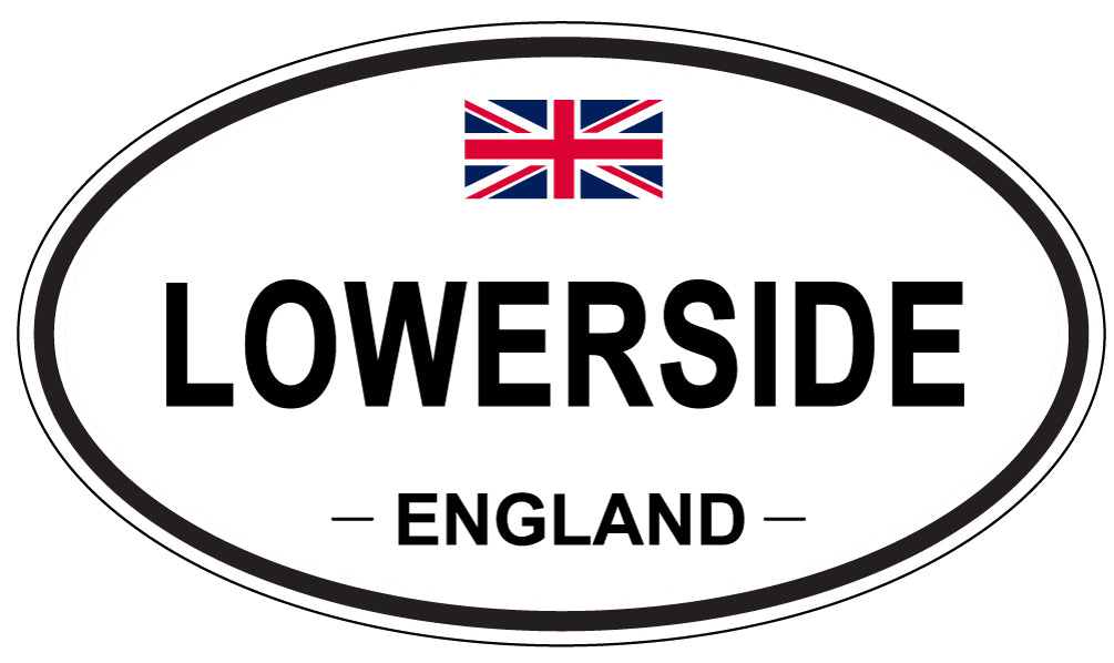 LOWERSIDE, England - Oval Magnet