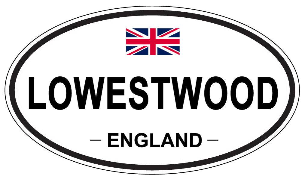 LOWESTWOOD, England - Oval Magnet