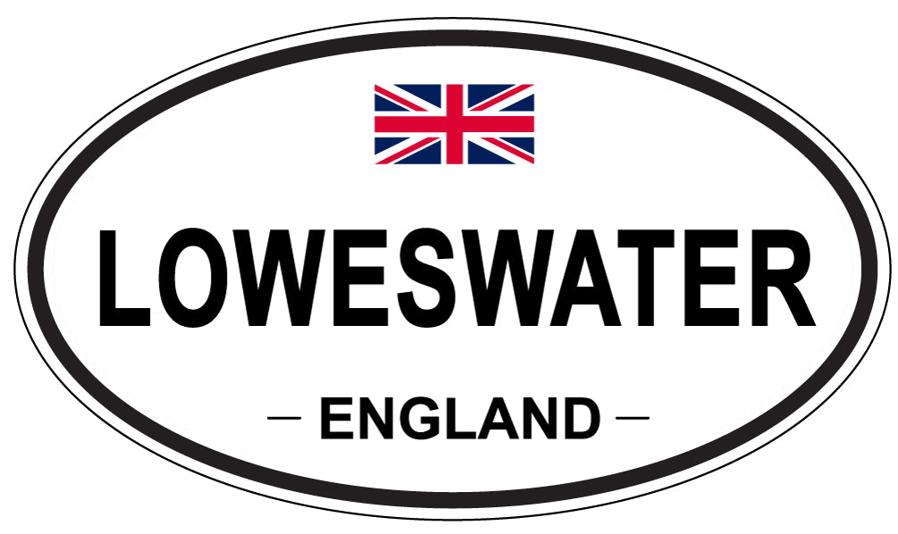 LOWESWATER, ENGLAND - Oval Sticker