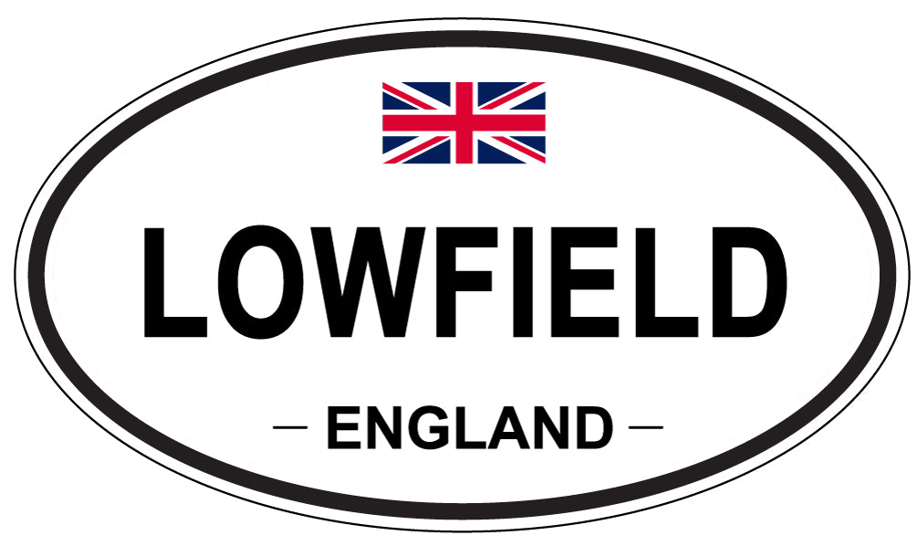 LOWFIELD, England - Oval Magnet