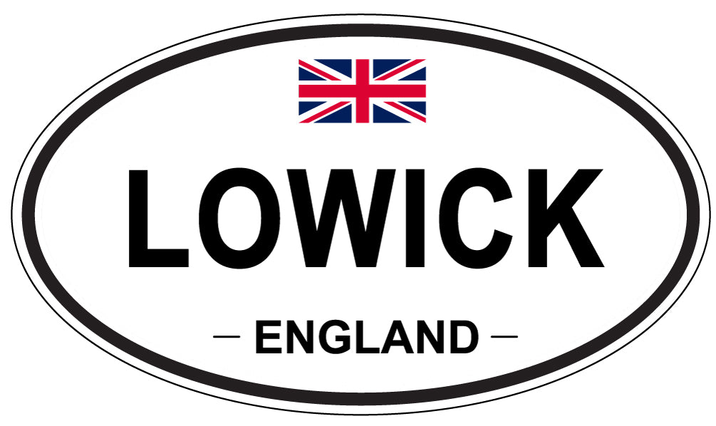 LOWICK, England - Oval Magnet
